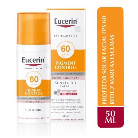 Eucerin Sun Pigment Control FPS60 Protetor Solar Facial 50ml