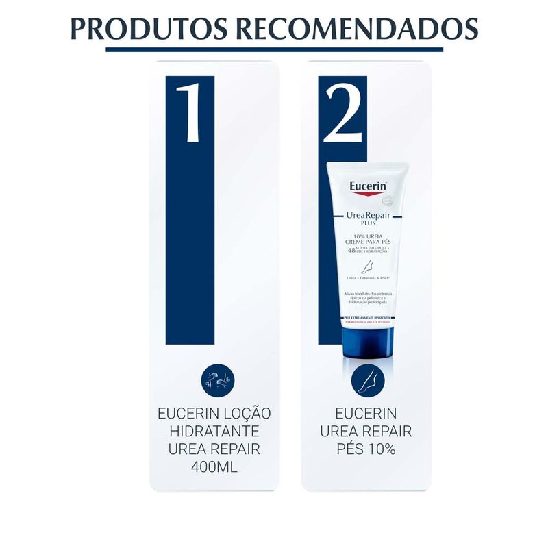 EUCERIN Creme Hidratante para Pés Urea Repair Plus Hidratação Intensiva 100ml